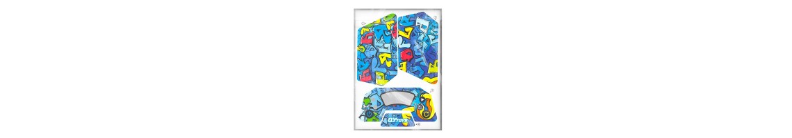 Qiyi Timer Skin - Graffiti Blue