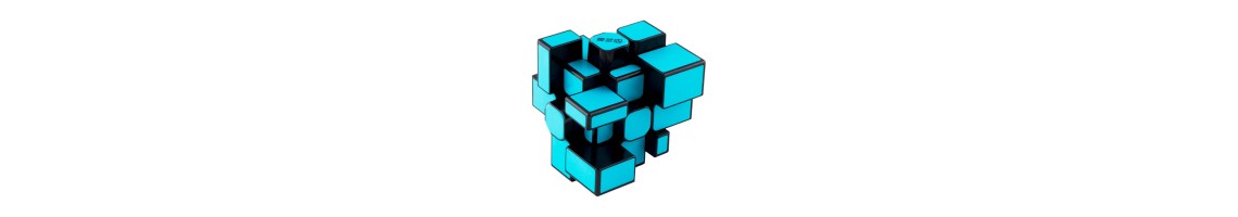 QiYi 3x3 Mirror Blocks M (Tiled) - Blue