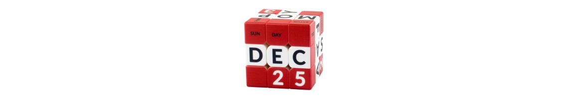 Calendar Cube 3x3