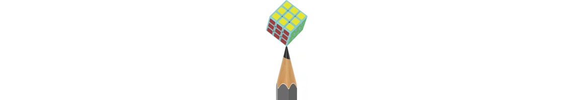 World's Smallest Rubik's Cube 3x3 - Black